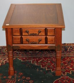 Oak End Table