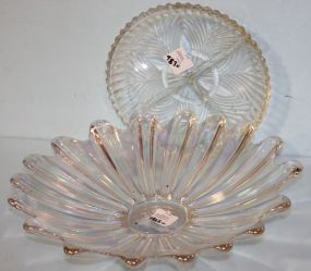 Glass Dish and Bowl