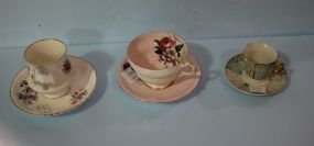 Three Cups & Saucers