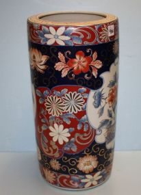 Oriental Design Porcelain Umbrella Stand