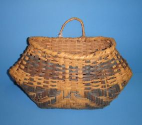 Wall Pocket (Hanging Basket) Choctaw Basket