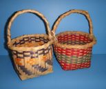 Two Small Choctaw Baskets