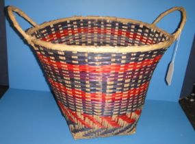 Large Choctaw Two Handle Gathering Basket