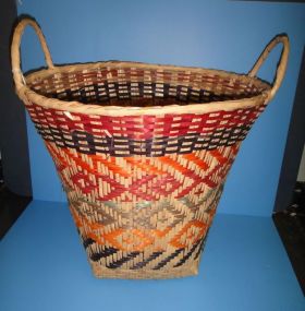 Large Two Handle Choctaw Gathering Basket