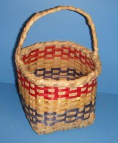 Small Choctaw Basket with Handle
