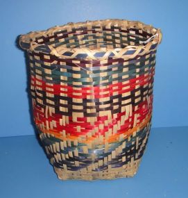 Medium Size Choctaw Waste Basket