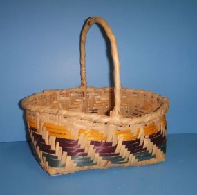 Choctaw Egg Gathering Basket with Handle