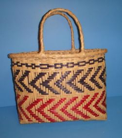 Two Handle Choctaw Basket