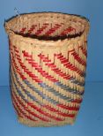 Choctaw Basket in Waste Can Form