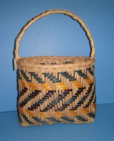 Single Handle Choctaw Basket in Purse Form