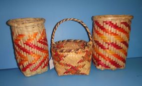 Group of Three Baskets
