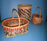 Group of Three Choctaw Baskets