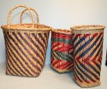 Three Choctaw Baskets