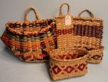 Three Wall Choctaw Baskets