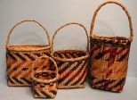 Four Choctaw Baskets