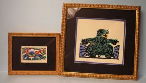 Two Walter Anderson Color Silk Screens