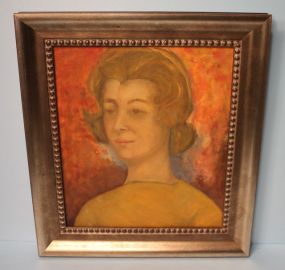 Oil Painting of Lady