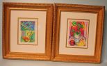 Two Framed Watercolors