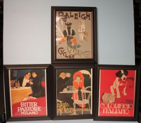 Group of Four Framed Prints