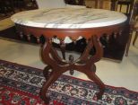Victorian Style Turtle Top Table