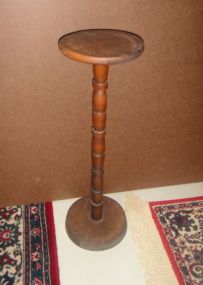 Contemporary Spool Shaft Fern Stand