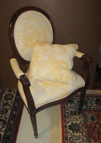 Mahogany Sheraton Style Arm Chair