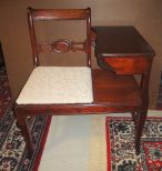 Vintage Gossip Bench or Telephone Table