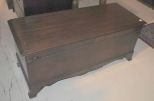 Vintage Carved Cedar Chest