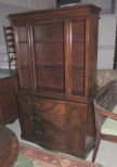 Vintage Mahogany Duncan Phyfe Style China Cabinet