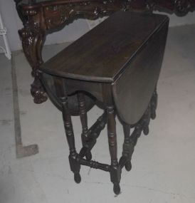Vintage Oak Gate Leg Table