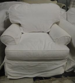 Club Chair with Slip Cover