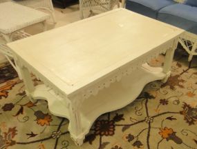 Painted White Coffee Table