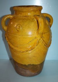 Pottery Jar with Decorative Swags