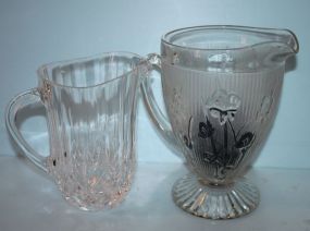 Two Glass Pitchers