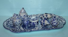 Group of Blue and White Porcelain Pieces