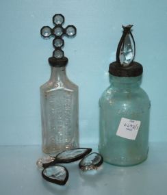 Two Bottle with Cross Stoppers