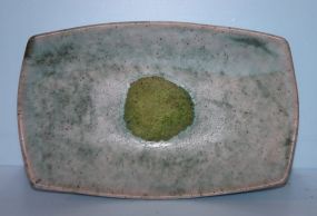 Peters Pottery Bowl with Liquid in Center