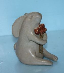 Small Pottery Rabbit