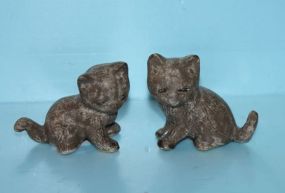 Two Peters Pottery Kittens