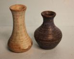 Two Small Peters Pottery Vases