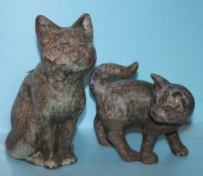 Two Peters Pottery Cats
