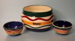 Three Gail Pittman Bowls