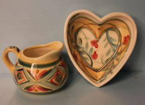 Two Gail Pittman Pottery Pieces