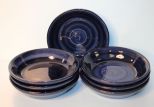 Seven Cobalt Blue Gail Pittman Bowls