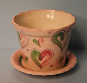 Gail Pittman Flower Pot with Underplate