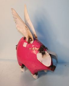 Tin Pig with Wings