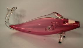Blown Glass Fish, Pink