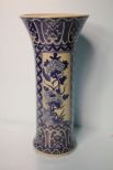 Blue and White Flower Vase