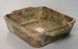 Small Square Peters Pottery Casserole