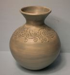 Mint Green Pottery Vase